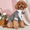 Pet Wedding Tuxedo Shirt For Small Dogs With Bow Tie 3