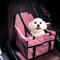 Foldable Pet Car Seat Hammock For Dogs And Cats With Safety Harness 2