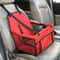 Foldable Pet Car Seat Hammock For Dogs And Cats With Safety Harness 3