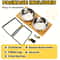 15 Tilted Elevated Cat Bowl Stand With Stainless Steel Feeding Bowls 5
