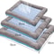 CoolBreeze Ice Silk Cooling Pet Mat For Dogs Cats 1
