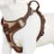 Luxury Chocolate NoPull Dog Harness With Adjustable Chest Strap 12