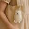 Lovely Pet Hair Memory Keychain Pendant For Bags Car Keys 13