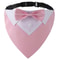 Sucado Bow Tie Tuxedo Dog Collar Bandana For Weddings Parties 11
