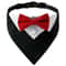 Sucado Bow Tie Tuxedo Dog Collar Bandana For Weddings Parties 8