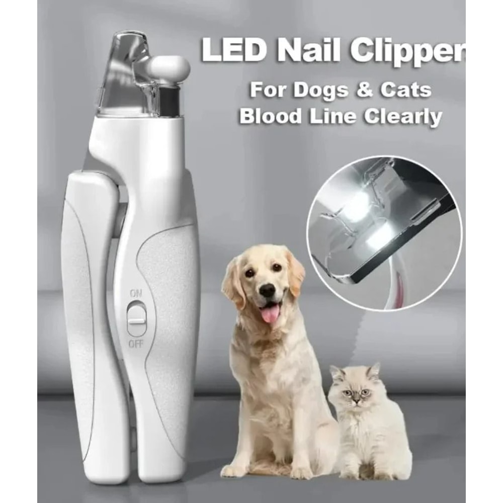 BrightPaws LED Pet Nail Clipper For Dogs Cats 0