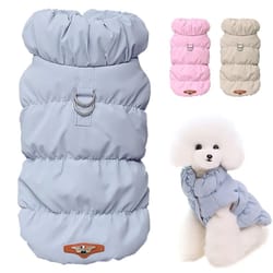 soft warm dog winter coat jacket for small & medium dogs
