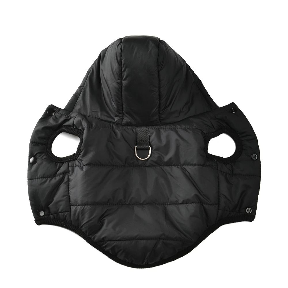 SnuggleShield Warm Fleece Dog Hoodie With DRing Harness 8