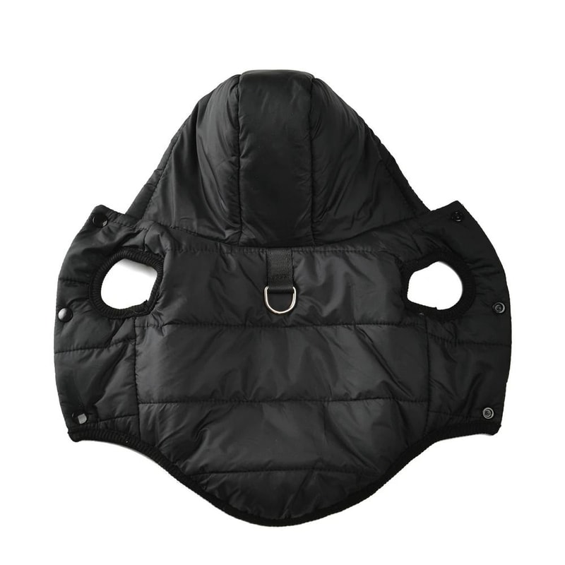 SnuggleShield Warm Fleece Dog Hoodie With DRing Harness 8