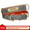 Personalized PU Leather Dog Collar With Engraved Nameplate 10