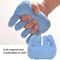 Hand Rehabilitation Grip Cushion With Finger Separators For Stroke Recovery Therapy 0