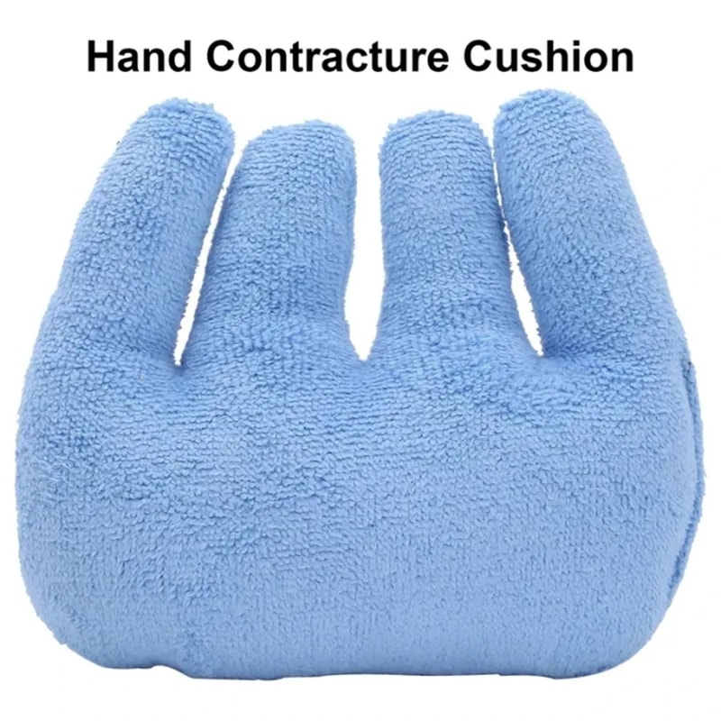 Hand Rehabilitation Grip Cushion With Finger Separators For Stroke Recovery Therapy 5