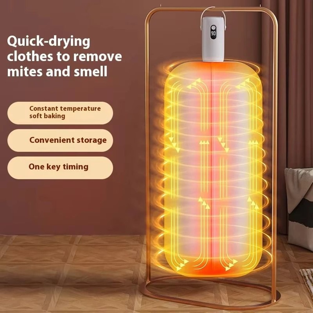 Portable Foldable Electric Clothes Dryer For Baby Clothes Underwear Travel Laundry 1