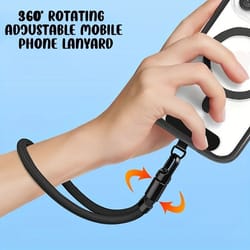 adjustable crossbody phone lanyard strap for hands-free convenience