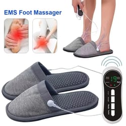 ems foot massager slippers with remote control for relaxing foot care
