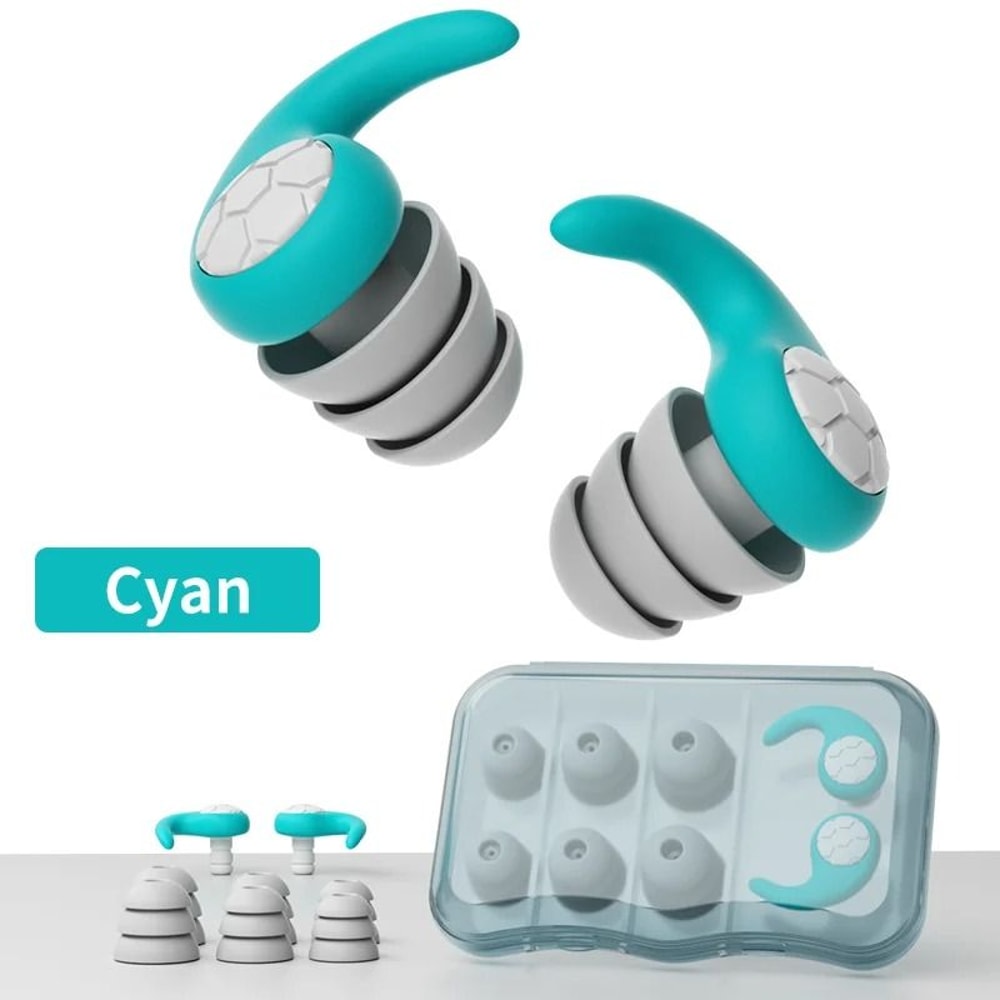 Reusable Waterproof Ear Plugs For Sleeping Swimming Noise Reduction 9