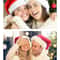 LED Plush Santa Hat With Adjustable Lights For Kids Adults 2