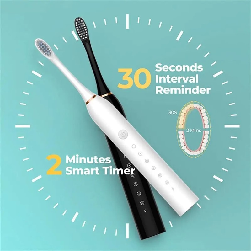 Sonic Electric Toothbrush For Adults With 6 Cleaning Modes USB Rechargeable Design 6
