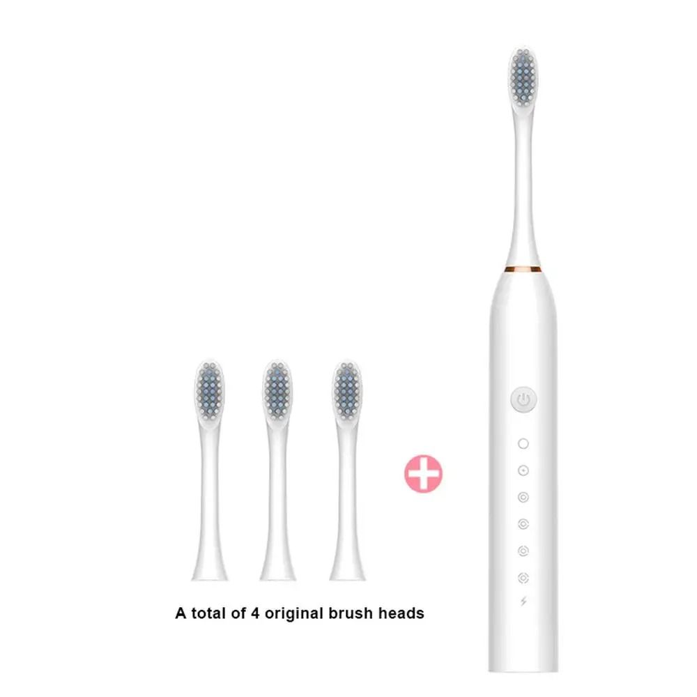 Sonic Electric Toothbrush For Adults With 6 Cleaning Modes USB Rechargeable Design 8