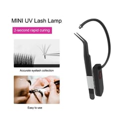 rechargeable uv lash extension lamp with wireless tweezer light