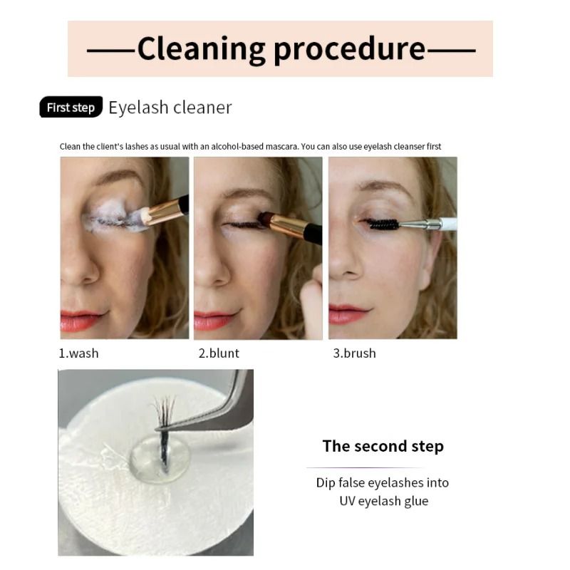 Rechargeable UV Lash Extension Lamp With Wireless Tweezer Light 1