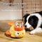 Yellow Duck Interactive Dog Treat Dispenser Puzzle Toy For Slow Feeding Training 0