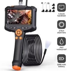 1080p industrial endoscope camera with 4.3-inch screen & dual lens