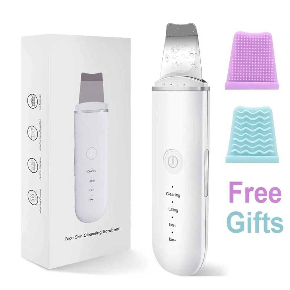 Ultrasonic Skin Scrubber Face Spatula For Deep Cleansing Blackhead Removal 1