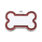 Personalized Glitter Pet ID Tag DoubleSided Bone Name Pendant For Dogs Cats 9