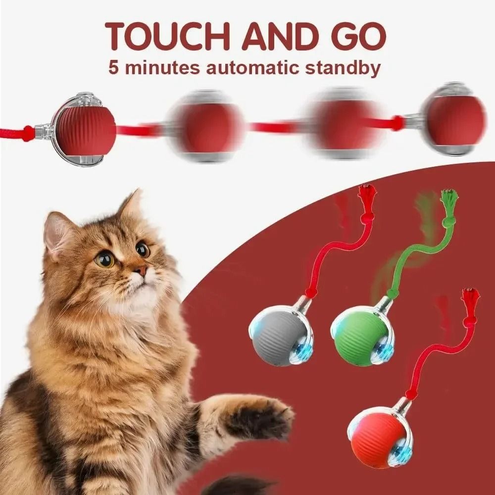 Smart Rolling Interactive Pet Ball For Cats Dogs 3