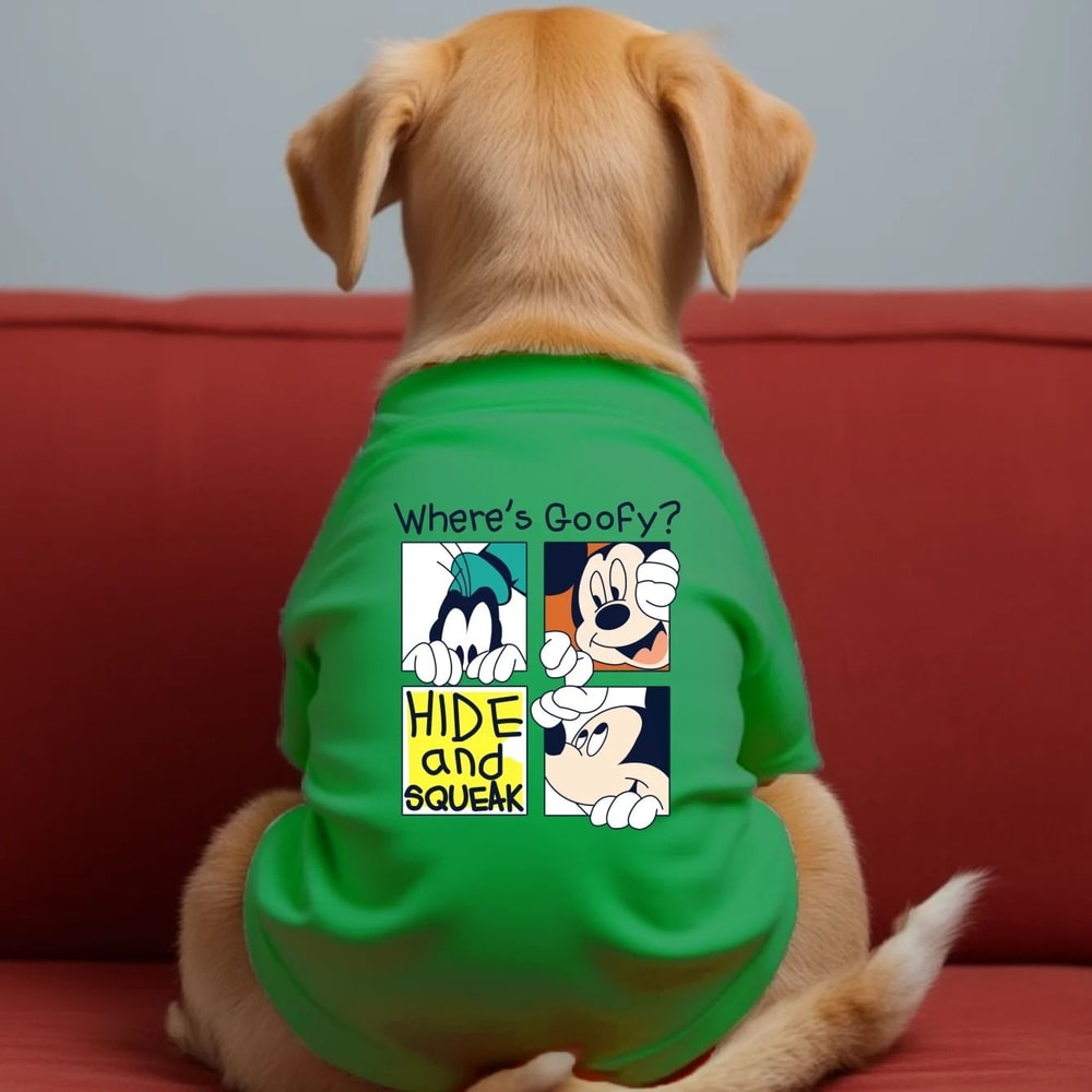 Wheres Goofy Soft Breathable Pet TShirt For Cats Dogs 2