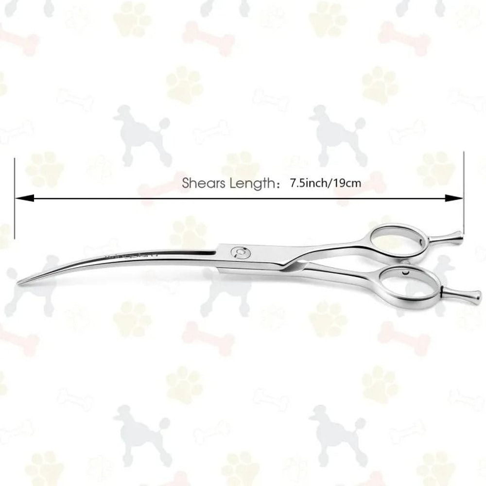 CurvePro 75in Professional Curved Pet Grooming Scissors 5