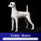 Professional Teddy Dog Grooming Practice Mannequin With Simulation Hair 7