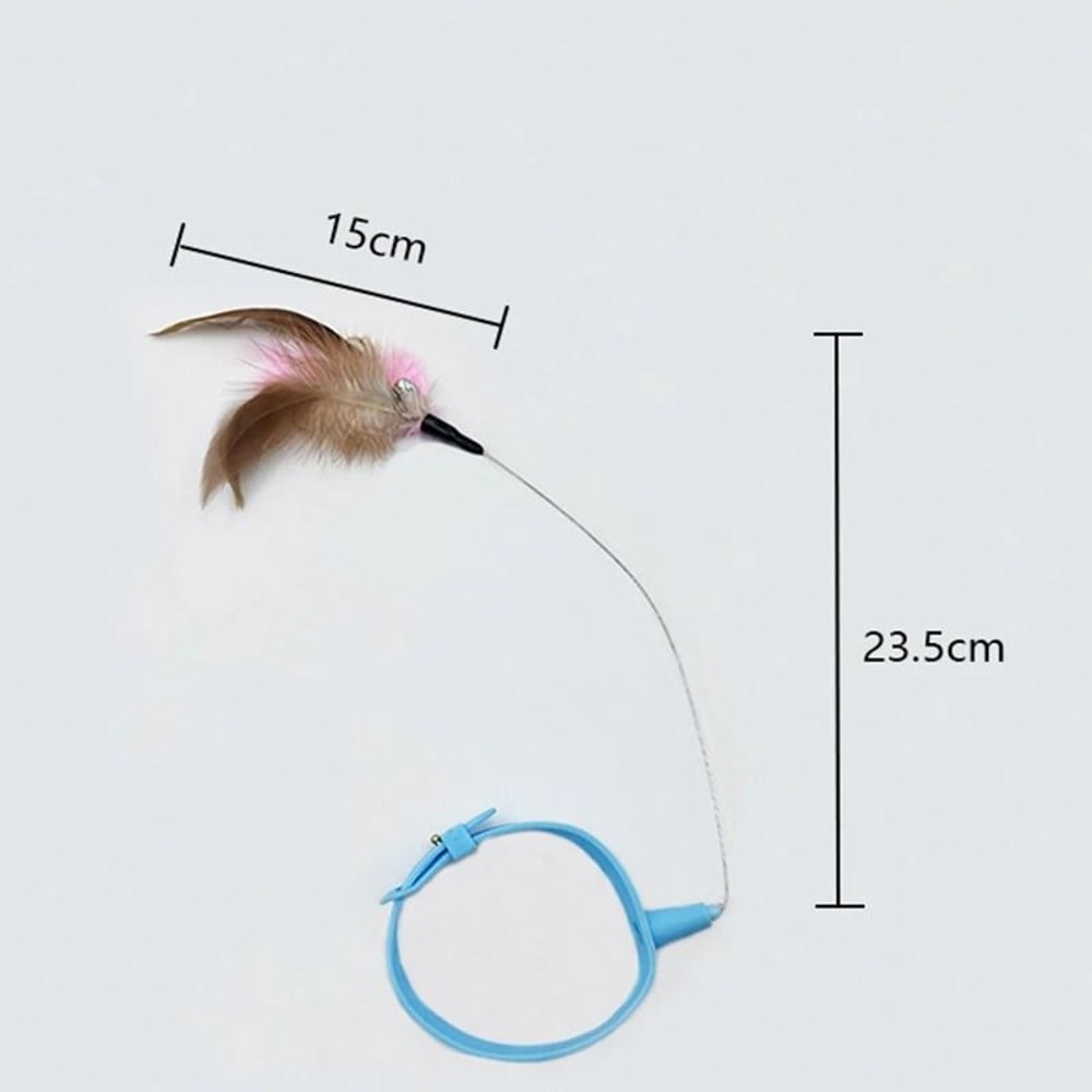 Self Play Feather Collar Cat Toy 5