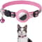 Reflective AirTag Cat Collar With Breakaway Safety Buckle Waterproof Holder 12