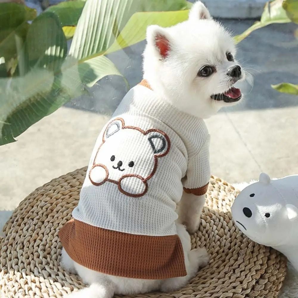 Spring Summer French Bulldog TShirt Dress For Dogs Cats 4