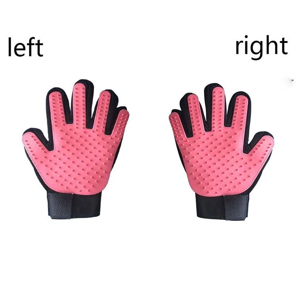 Pet Grooming Glove Hair Remover Brush For Dogs Cats 10