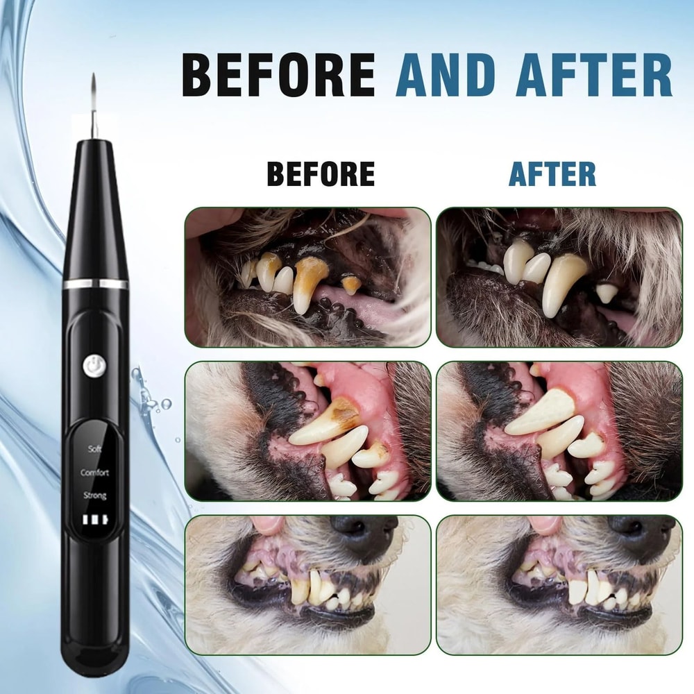 Ultrasonic Pet Tooth Scaler Dental Cleaning Kit For Dogs Cats 1