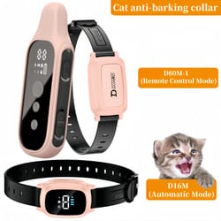 yhlc smart anti meowing cat collar with gentle vibration training