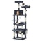 CozyClimb Large Cat Tree Tower With Hammock Condo And Sisal Scratching Posts 8