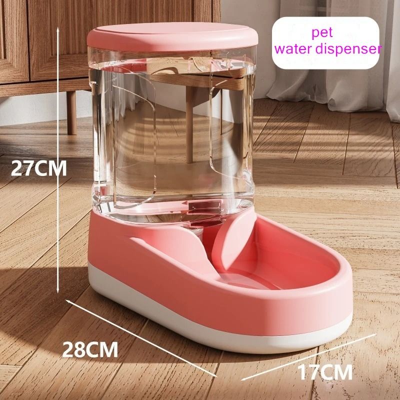 2in1 Automatic Pet Food Water Dispenser Set For Cats Dogs 8