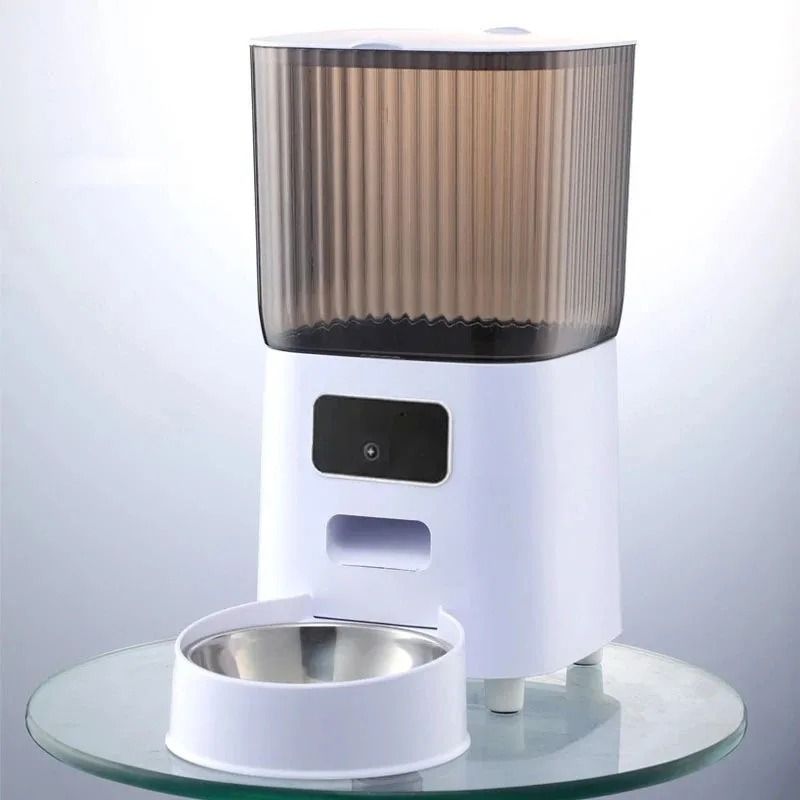 Smart Automatic Cat Feeder With Camera And Dual Stainless Steel Bowls 6