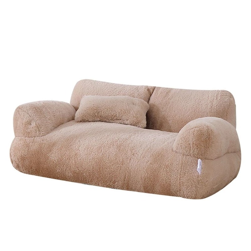 Washable Plush Pet Sofa Bed For Cats Small Dogs 5