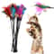 5Piece Interactive Feather Cat Wand Toy Set With Bells 1