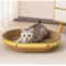 Oval Corrugated Cat Scratching Board Lounger For Furniture Protection 2