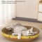Oval Corrugated Cat Scratching Board Lounger For Furniture Protection 4