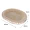 Oval Corrugated Cat Scratching Board Lounger For Furniture Protection 8