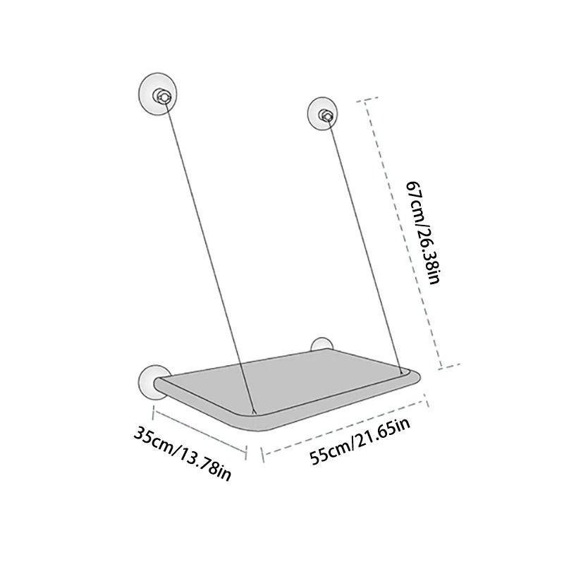 UltraSoft Window Cat Hammock Bed For Cozy Sunbathing Naptime 4