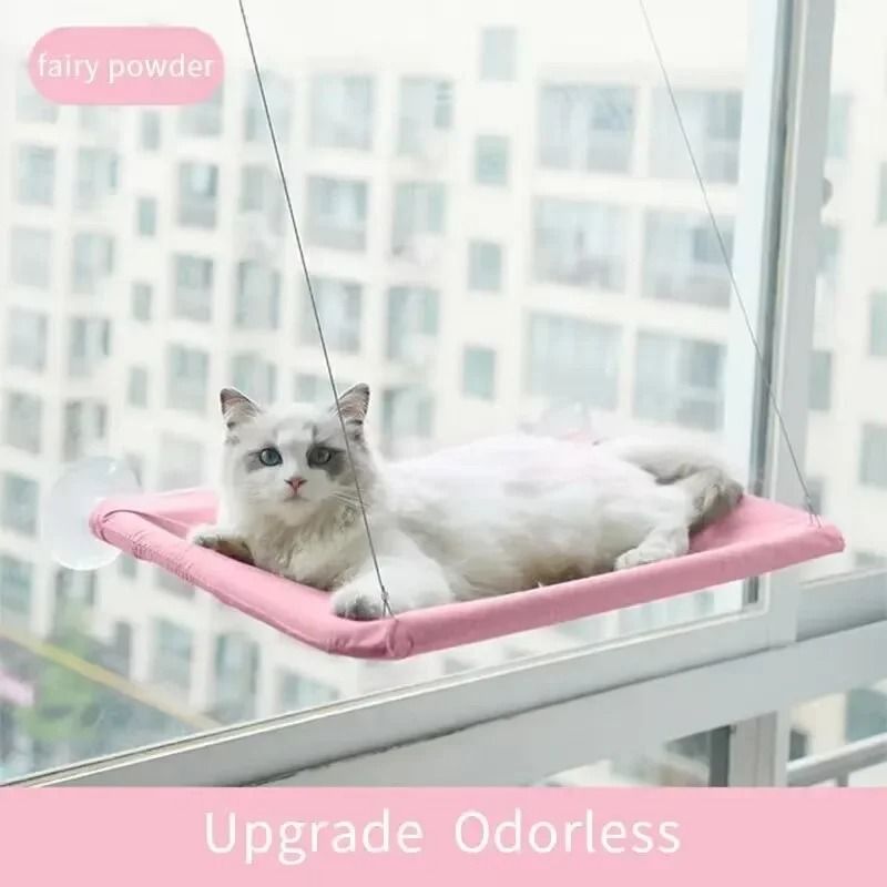 UltraSoft Window Cat Hammock Bed For Cozy Sunbathing Naptime 10