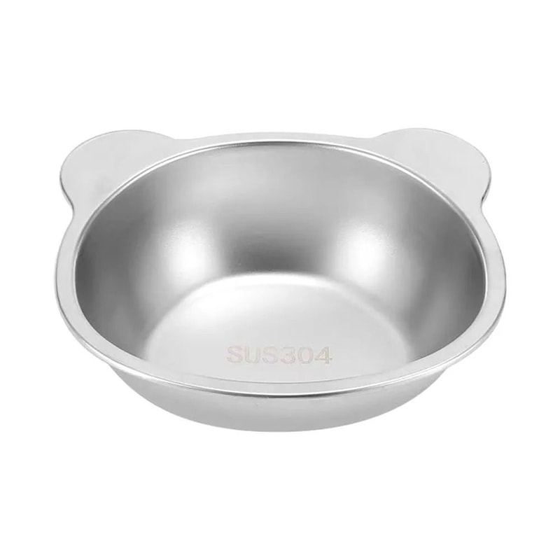 Elevated 15 Tilted Stainless Steel Cat Bowl For Comfortable Feeding 7